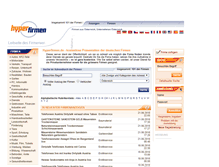 Tablet Screenshot of hyperfirmen.at